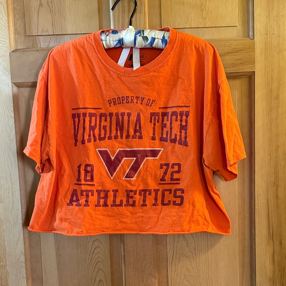 Virginia Tech Orange Crop Top